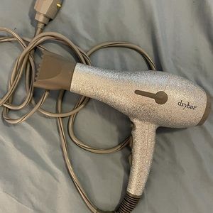 Drybar Limited Edition silver glitter blow dryer